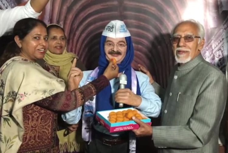 AAP chief Arvind Kejriwal's statue has installed at the Wax Museum in Ludhiana