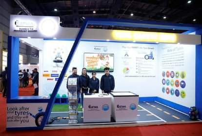 Tyre safety program organized at Auto Expo 2020 on play your theme be tyre smart