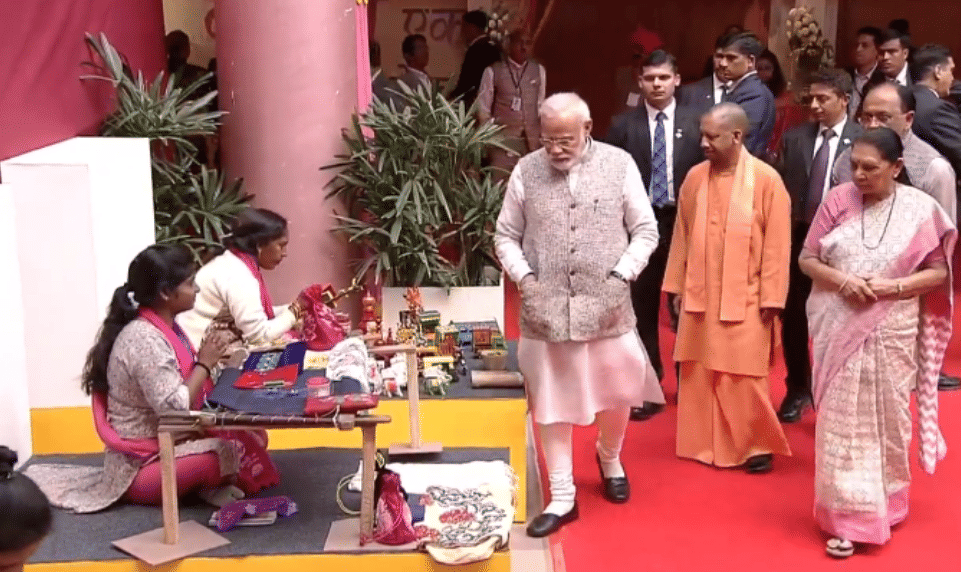 PM modi said kasji ek roop anek in Handicraft package in varanasi