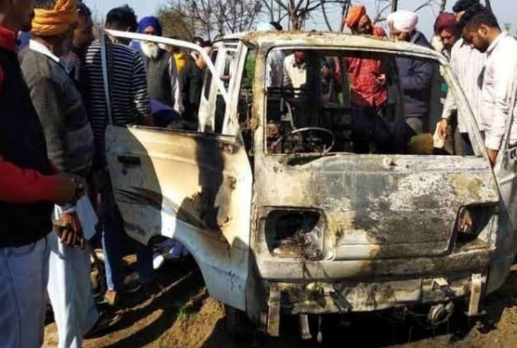 Funeral of four children in Punjab's Sangroor