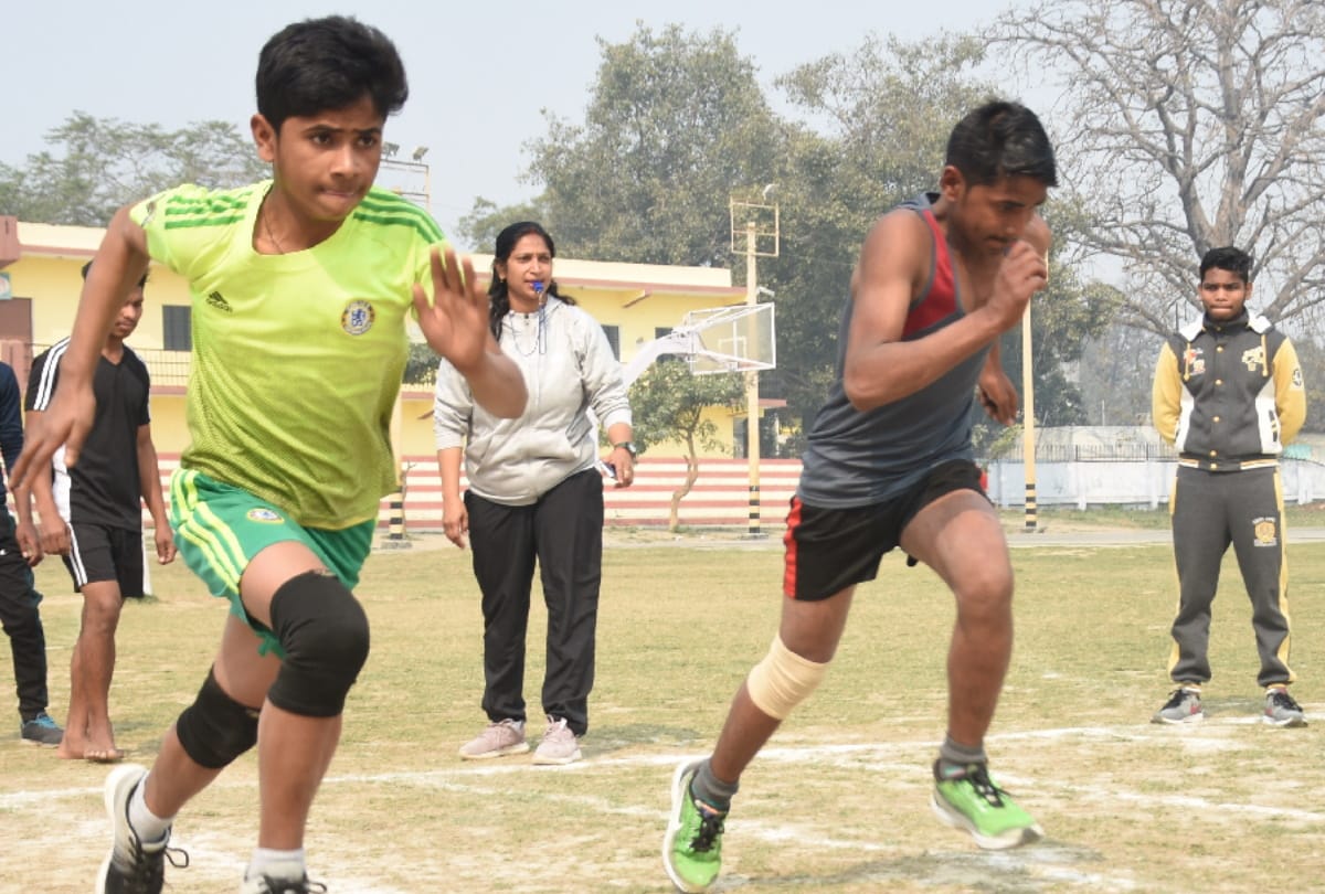 sports college Trial for admission in Regional Stadium at gorakhpur