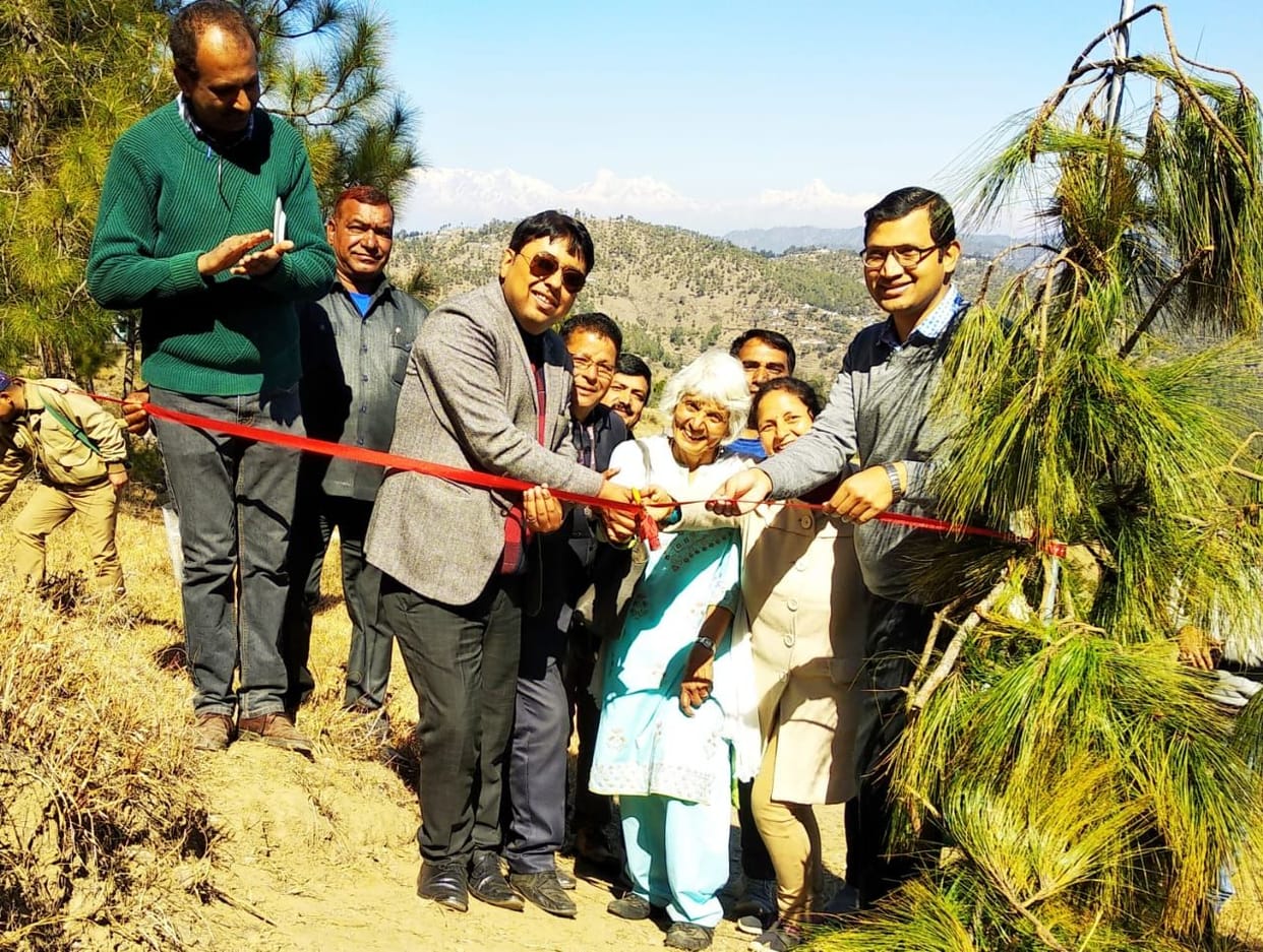 Inauguration of park built in Van Panchayat Mat: Bhadoria