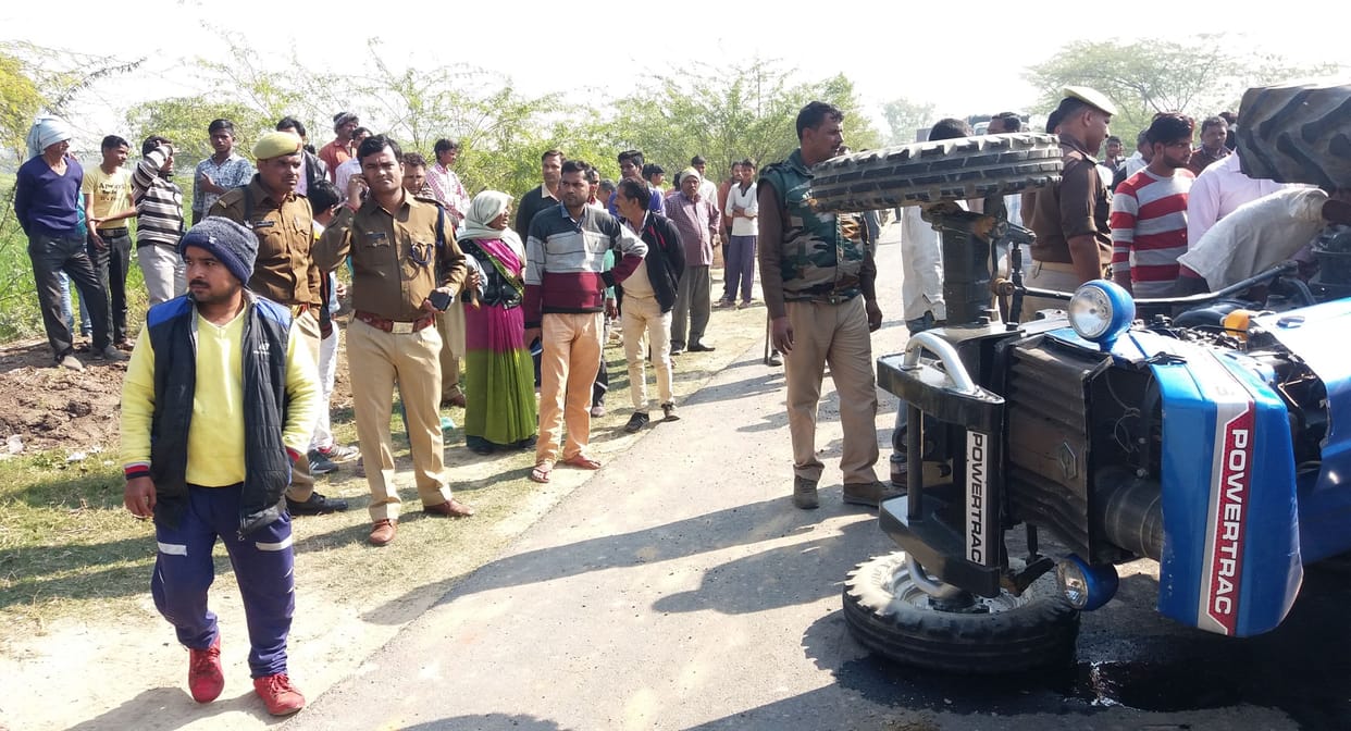 accident in mainpuri