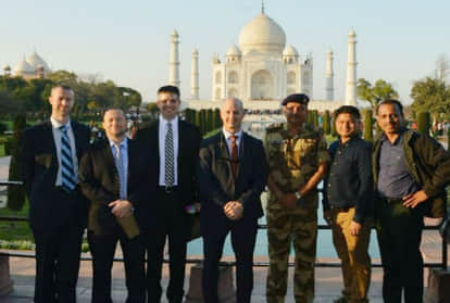 American advance team reached agra for US President Donal Trump visit