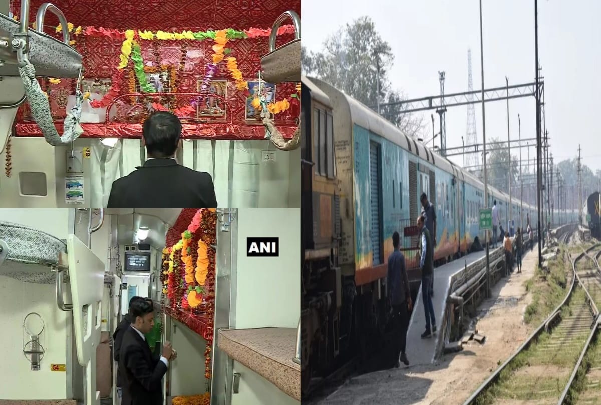 Prayer recited before departure of Mahakal Express, changed location of Shiva family