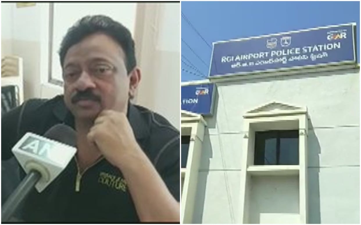 Ram Gopal Verma visits Police Station for his Film Project based on Hyderabad veterinarian rape