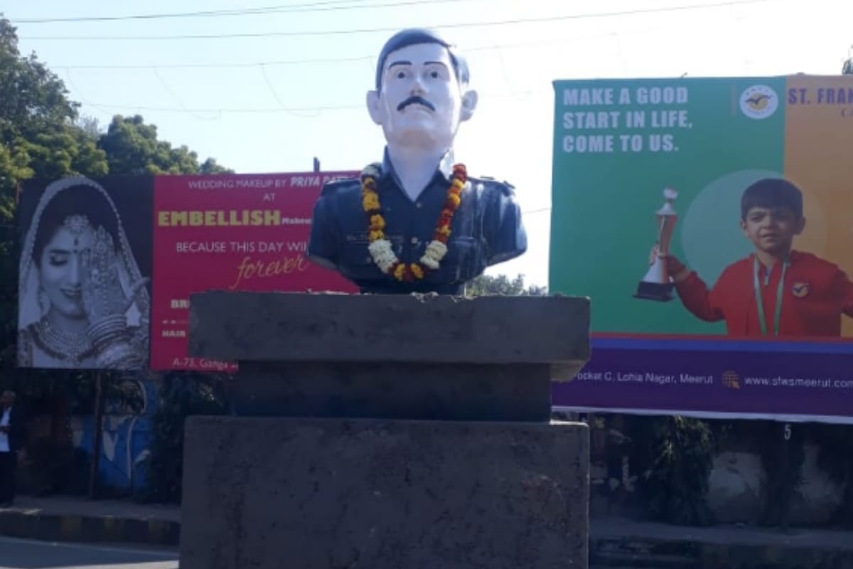 martyr Major Manoj Talwar statue soon to be Established again in Meerut