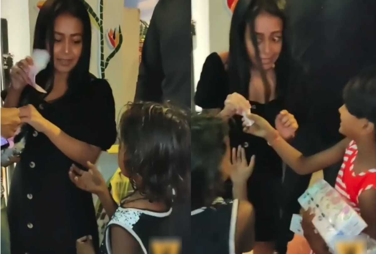 singer neha kakkar gave 4000 rupees to childrens