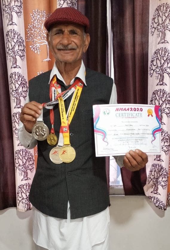 passion as youth : Shadow couple in master athlete, Tejpal Singh retiring from army