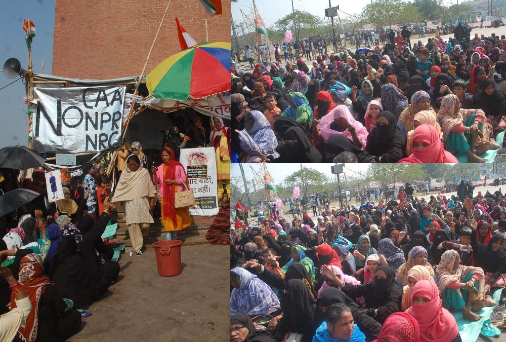 Protest against CAA on Ghanta ghar completes one month.