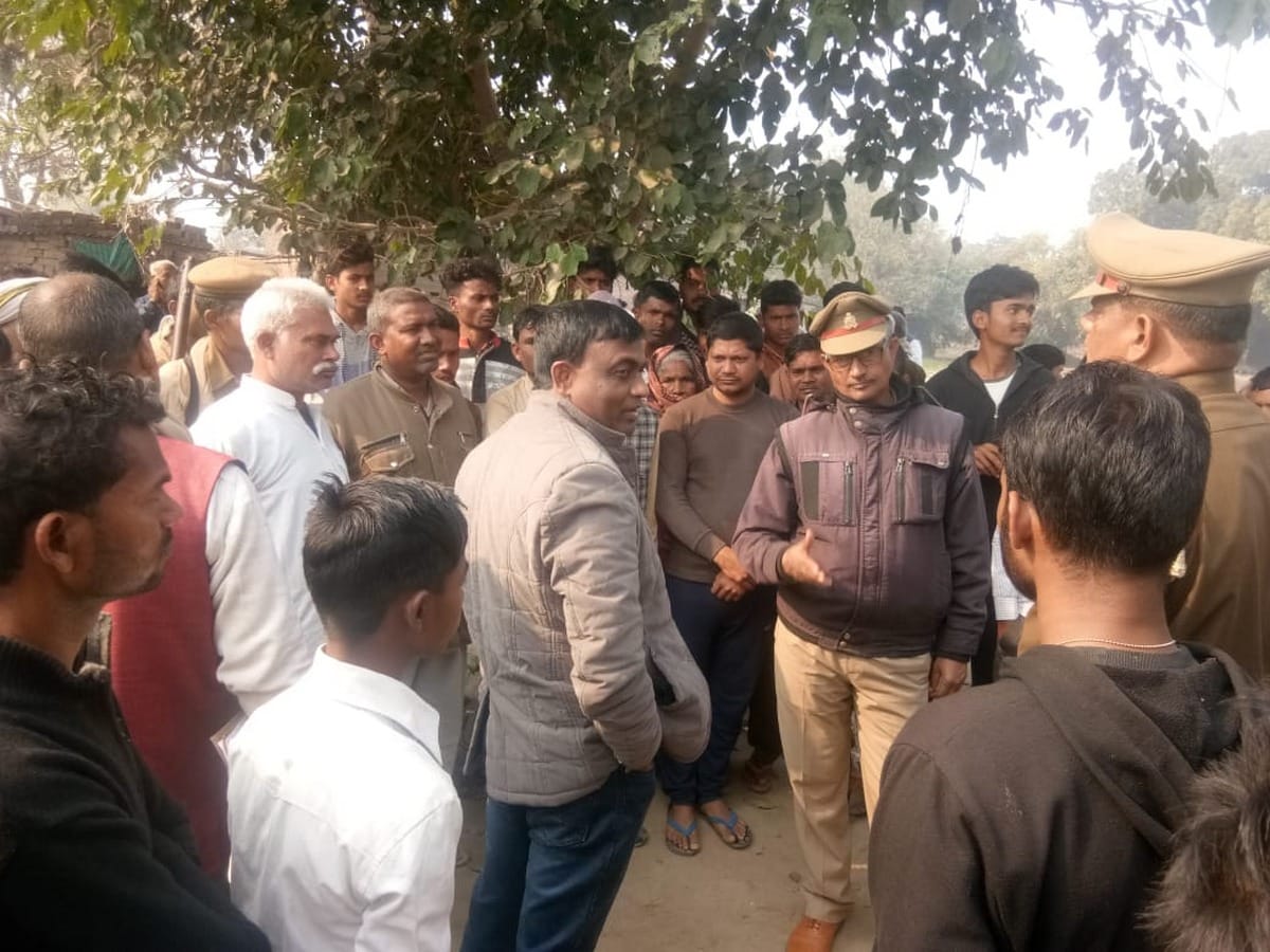 Ambedkar statue damaged in sonbhadra
