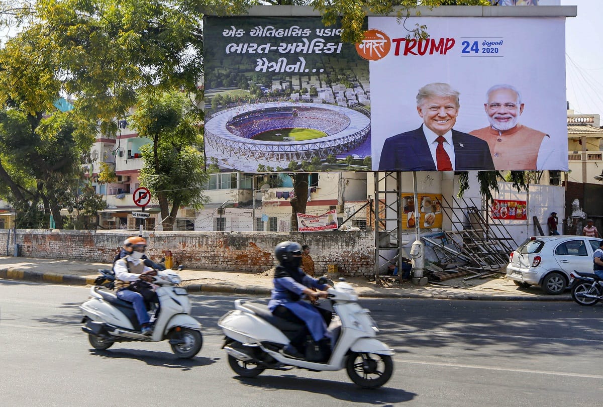 US President Trump claimed 70 lakh people  will welcome me in Ahmedabad