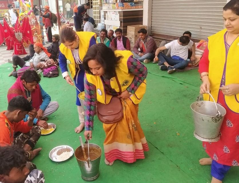 Seva camp for Shiva devotees