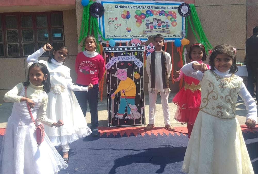 Grand parents day in Kendriya Vidyalaya CRPF Bijnaur.