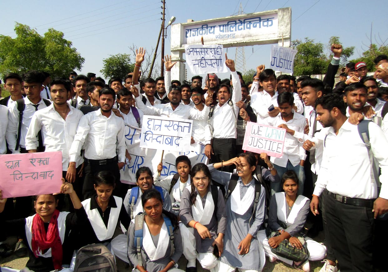 Students of Government Polytechrik College performed