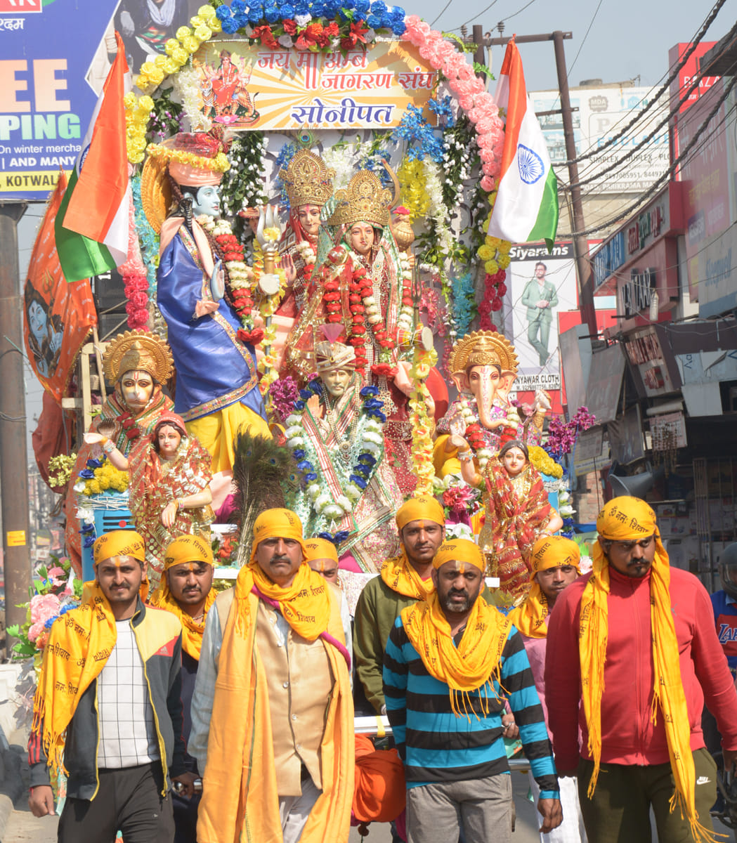 The kandwis started bringing kanvad from Haridwar