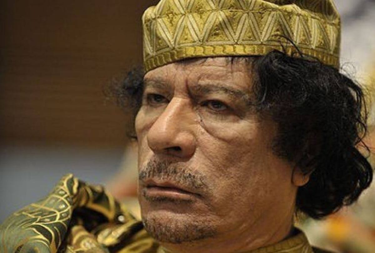 interesting facts about libya dictator Muammar Gaddafi