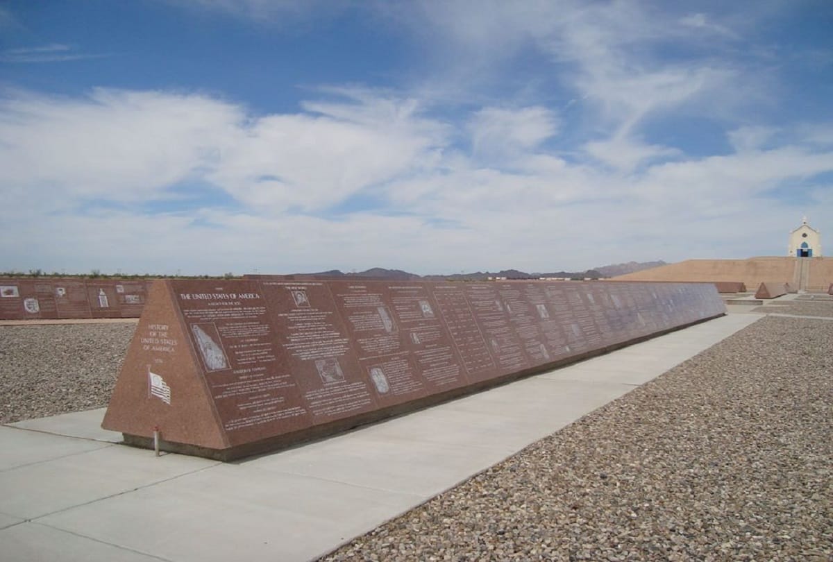 A strange Museum of History In Granite at the centre of the world