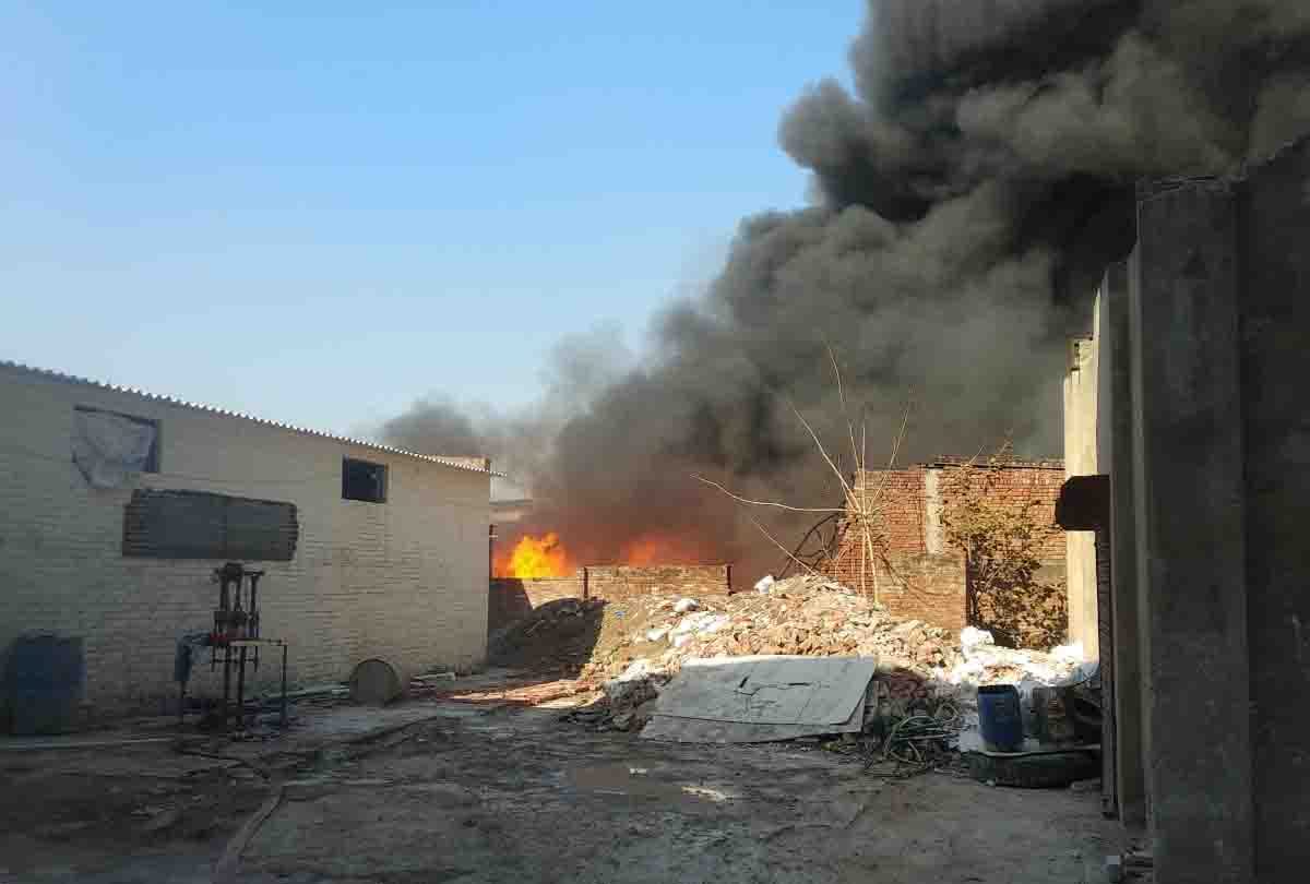 Thinner factory became fireball for five hours