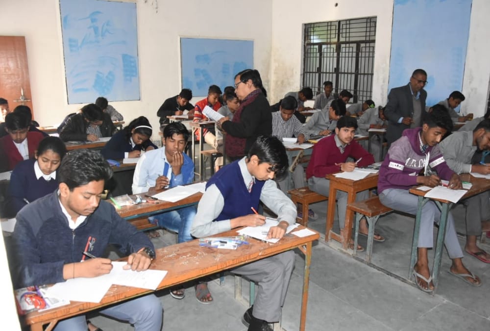 UP Board Examination starts in Uttar Pradesh.