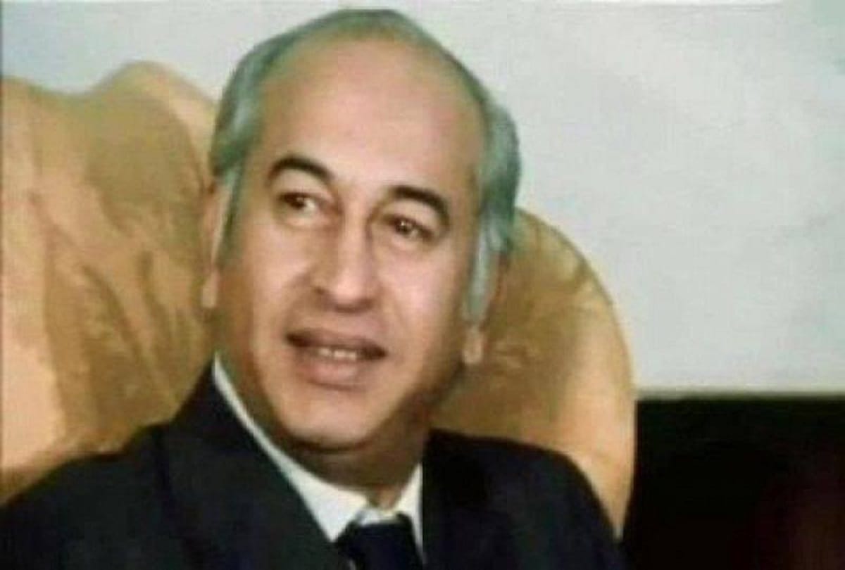 Prime Minister of Pakistan Zulfikar Ali Bhutto who was hanged at 2 o'clock in the night