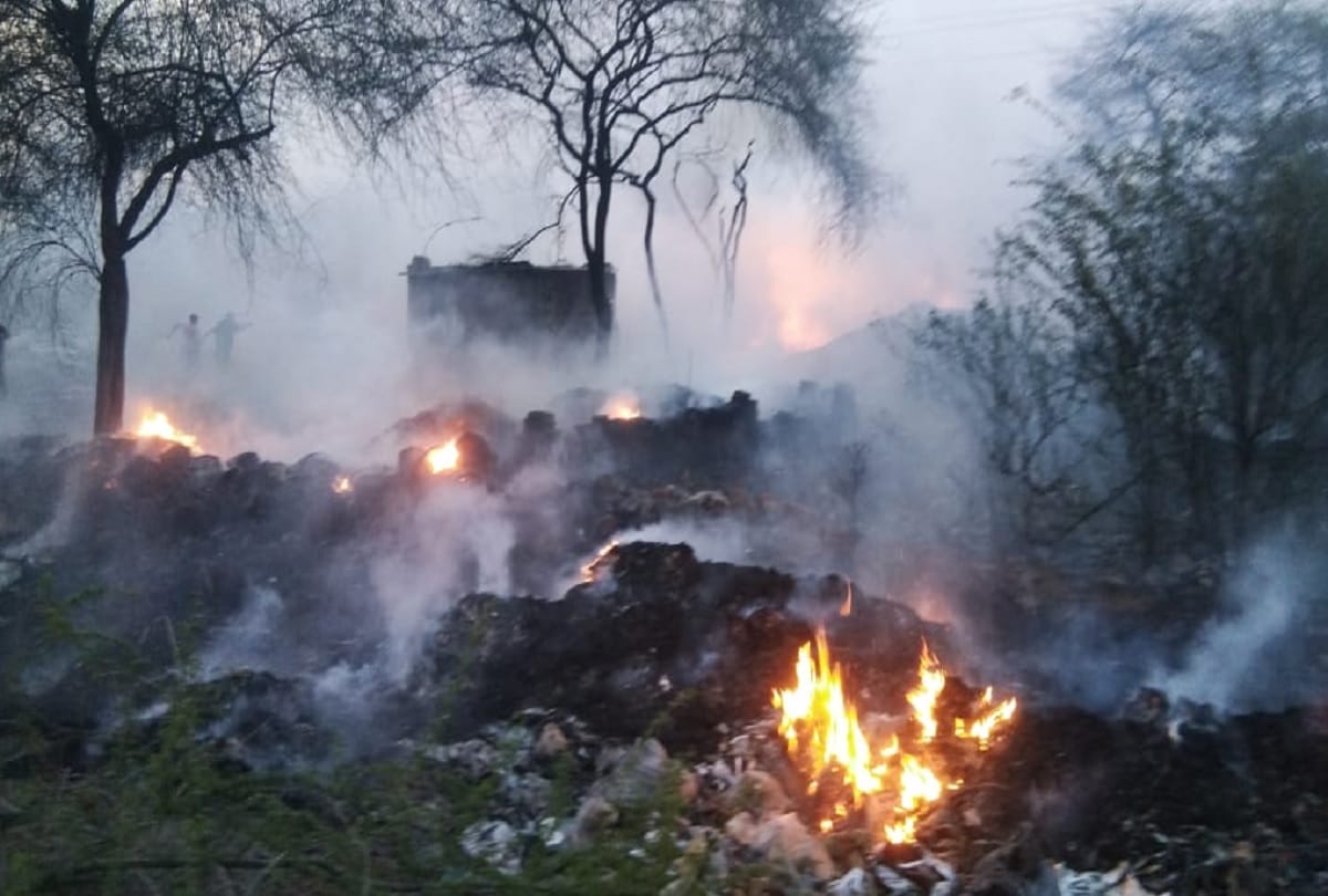 Fire breaks out in Faridabad