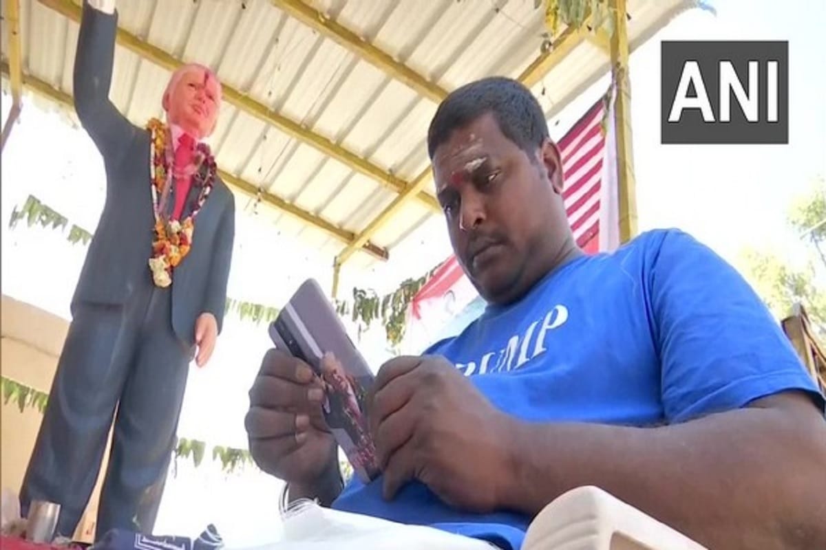 Bussa Krishna, who installed a statue of US President Donald Trump passed away