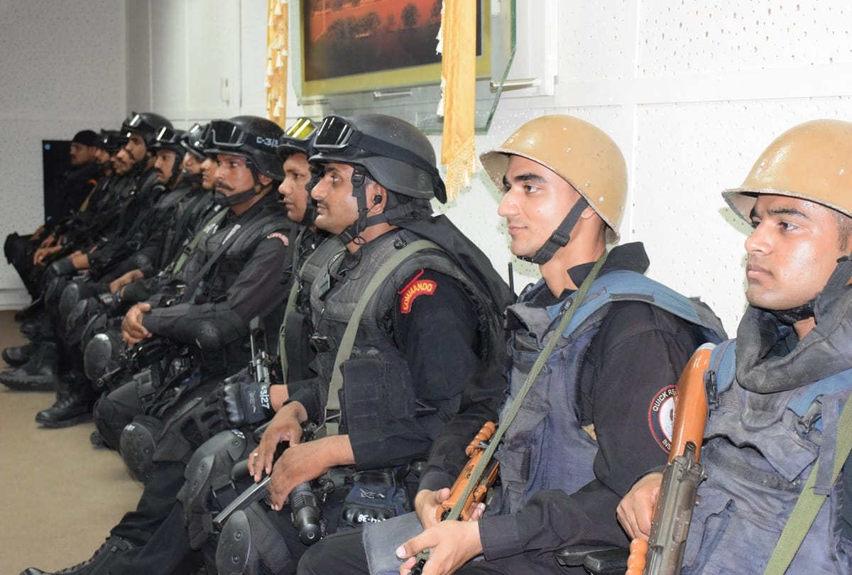 Donald trump Security in India Chetak Commando Force With US secret service and NSG in Gujarat