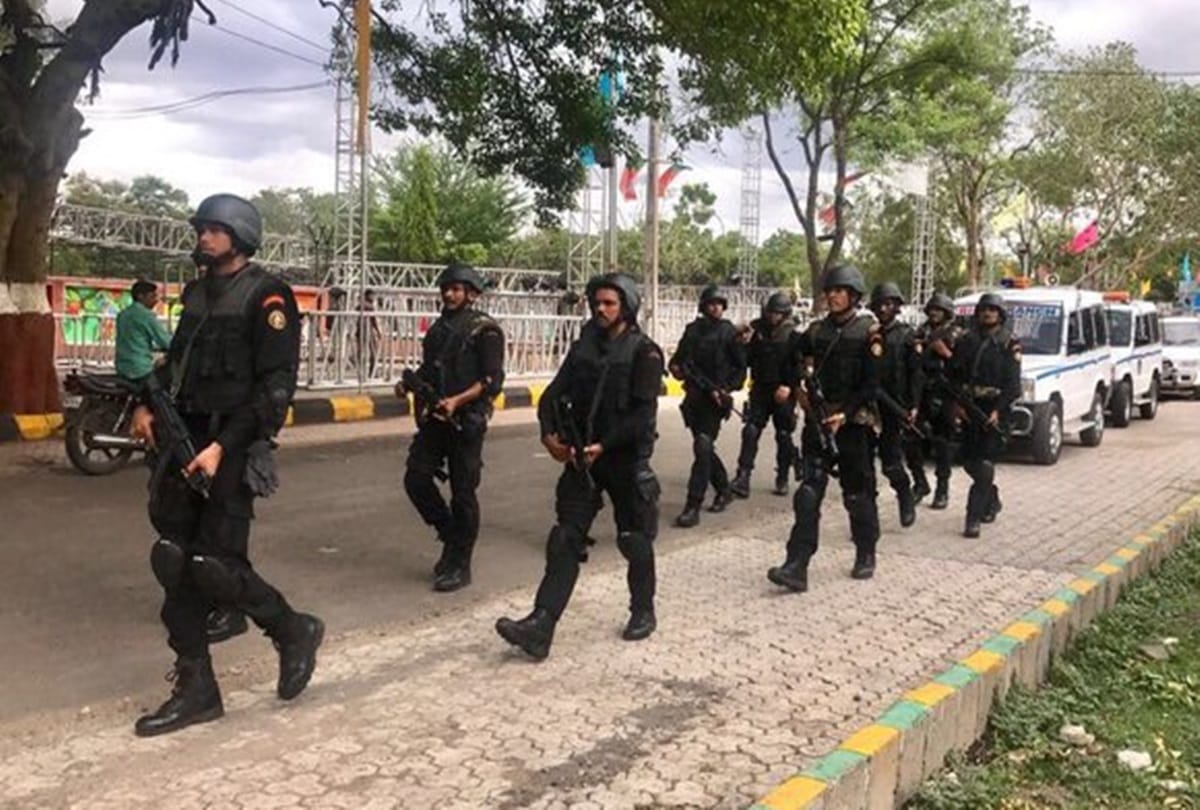 Donald trump Security in India Chetak Commando Force With US secret service and NSG in Gujarat