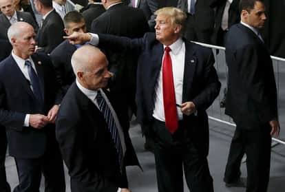 सीक्रेट सर्विस से घिरे ट्रंप