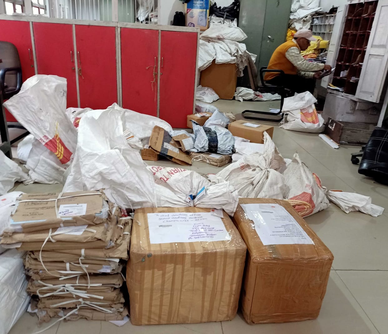 Silence, postal parcel piled up in Champawat Post Office