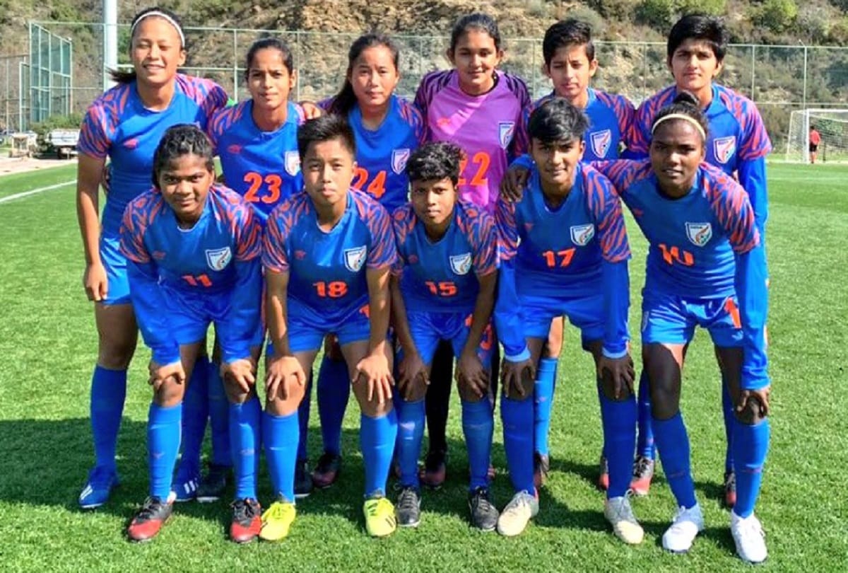 India U-17 women football team defeated Romania in 2nd Friendly match