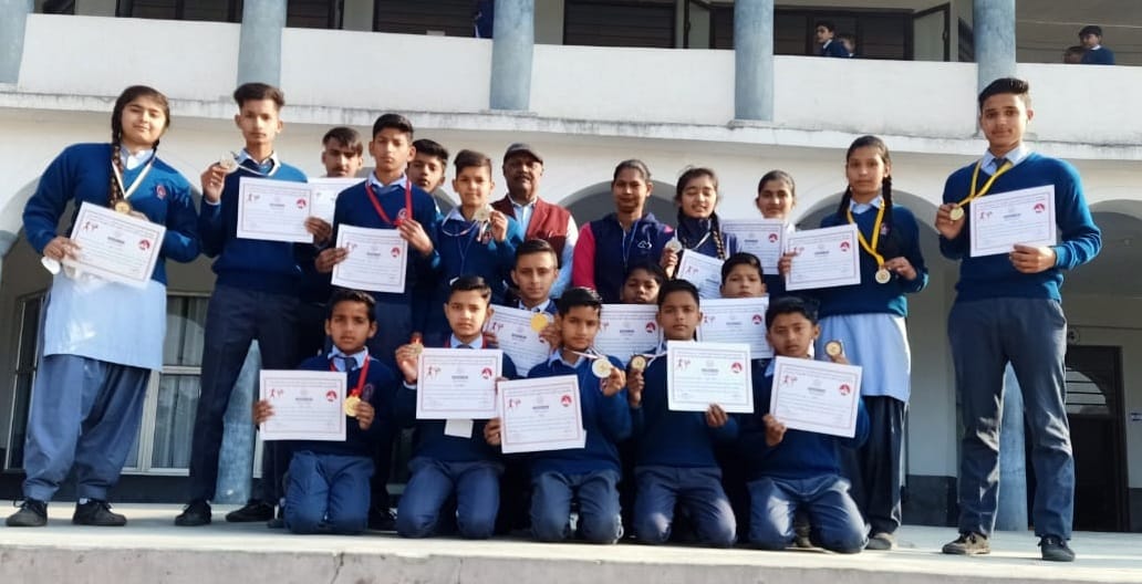 Children of Shakambhari Public School won 15 medals