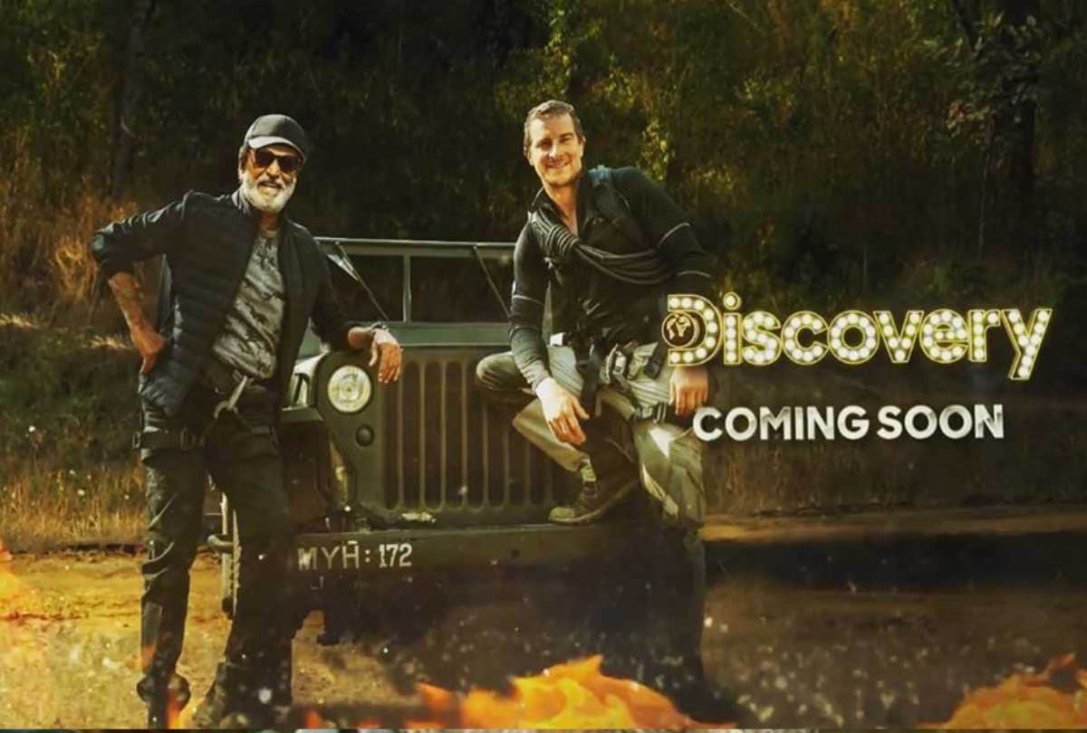 bear grylls released teaser of man vs wild with rajinikanth