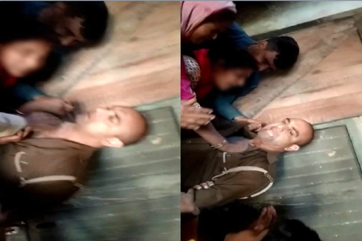 Many women has beaten up of a soldier and home Guard in Meerut city