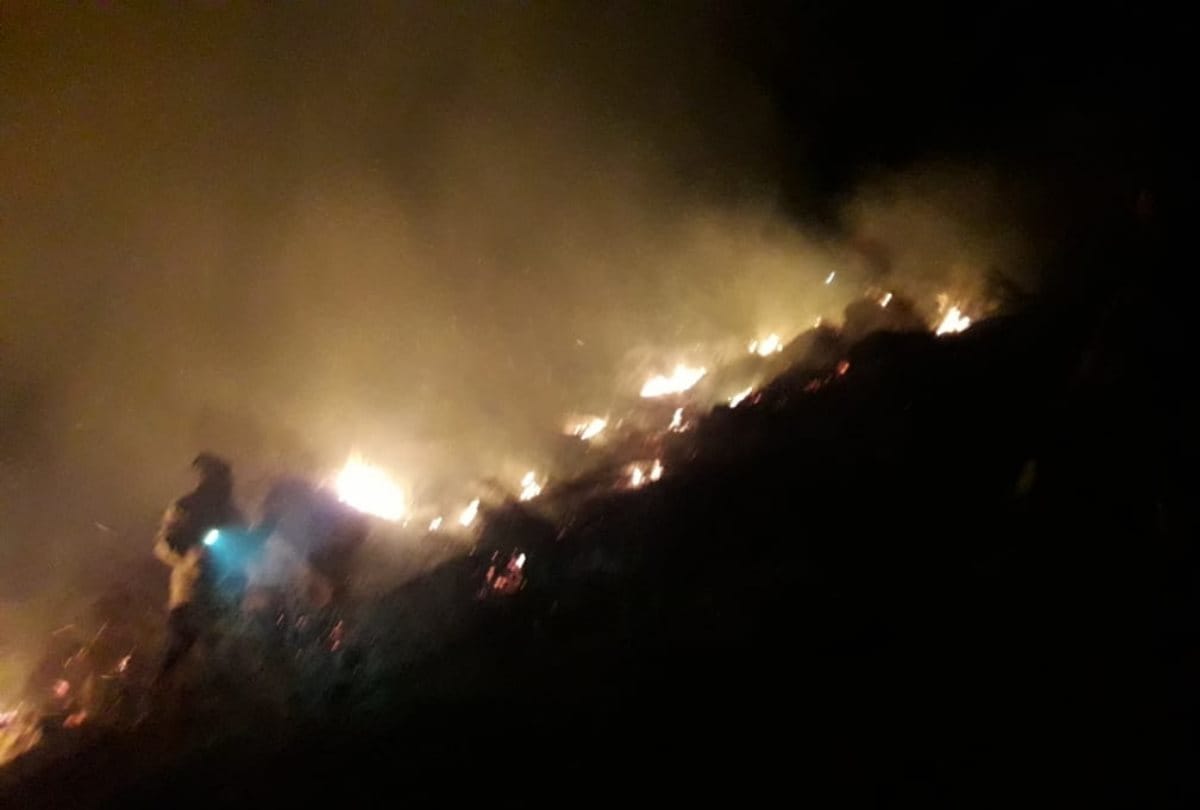 house gutted in forest fire in kullu in himachal pradesh