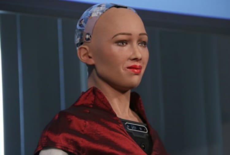 First Humanoid Robot Sophia Visiting Mohali on 29 February
