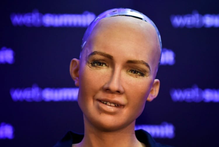First Humanoid Robot Sophia Visiting Mohali on 29 February