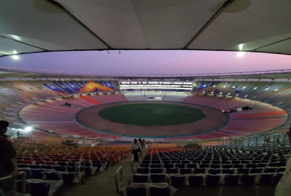 BCCI President Sourav Ganguly reacts to worlds largest cricket stadium in Motera