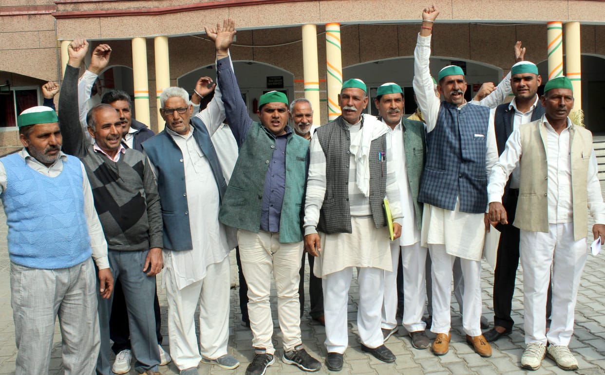 Farmers protest against Indo-US trade agreement