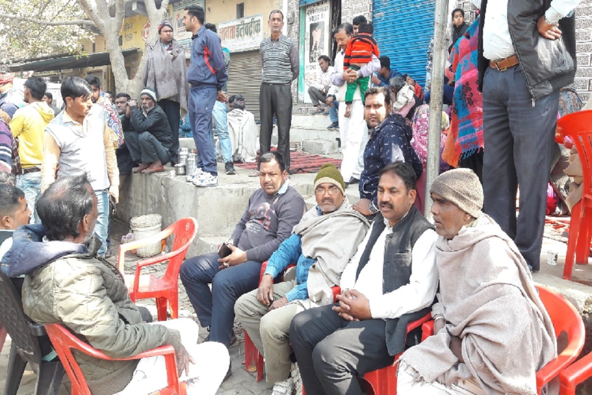 Binauli market closed at today after BSP Leader Mahendra Kashyap death in Baghpat