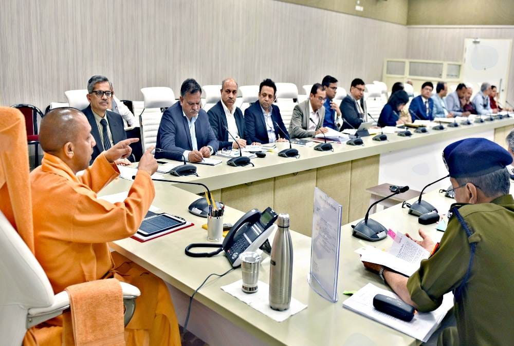 CM addressed to officers through video conferencing for security arrangements on shivratri and holi