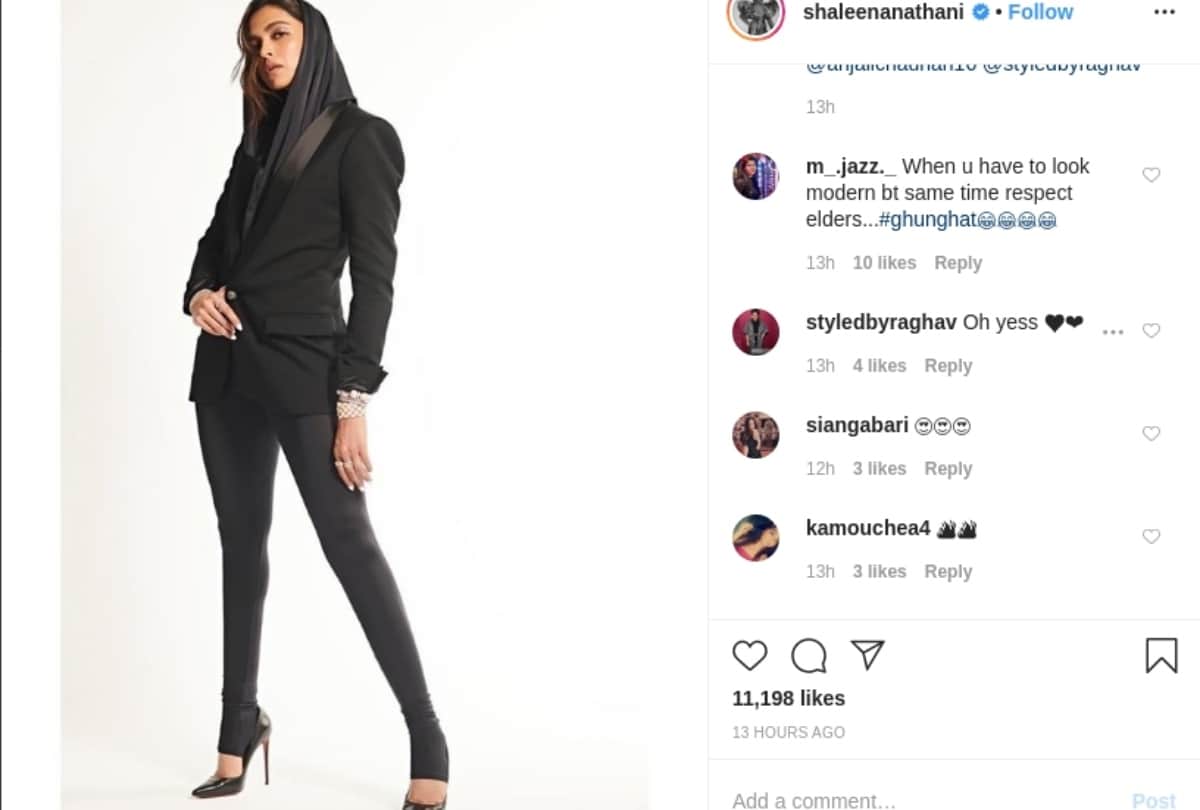 deepika padukone trolled for black hoodie dress in radio mirchi award 2020