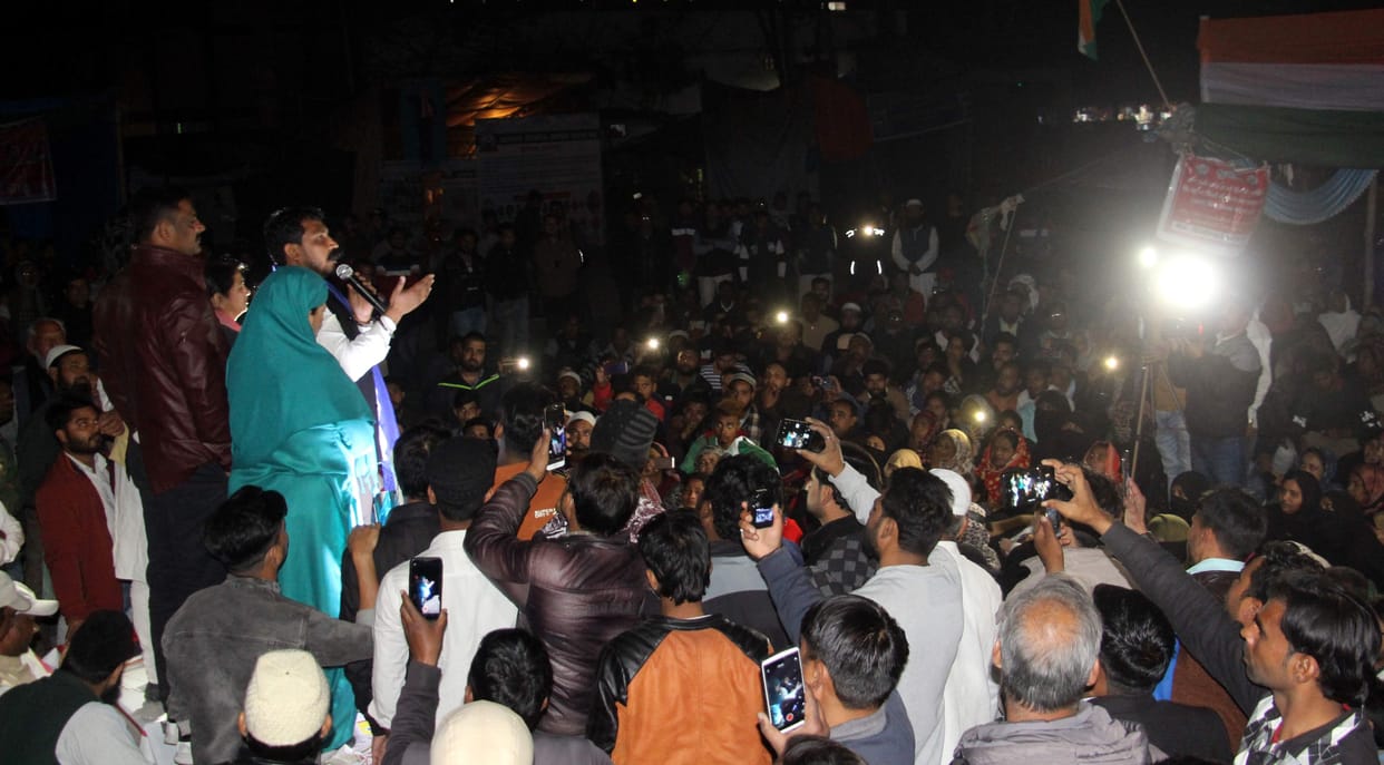 Chandrasekhar of Bhima Army gave support to protest against CAA