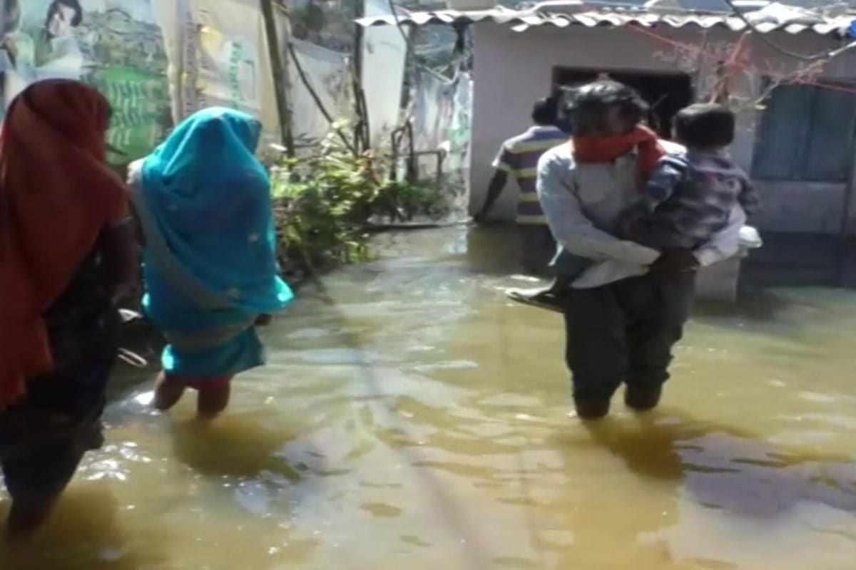family says they will take jal samadhi as their house flooded due to administrative negligence