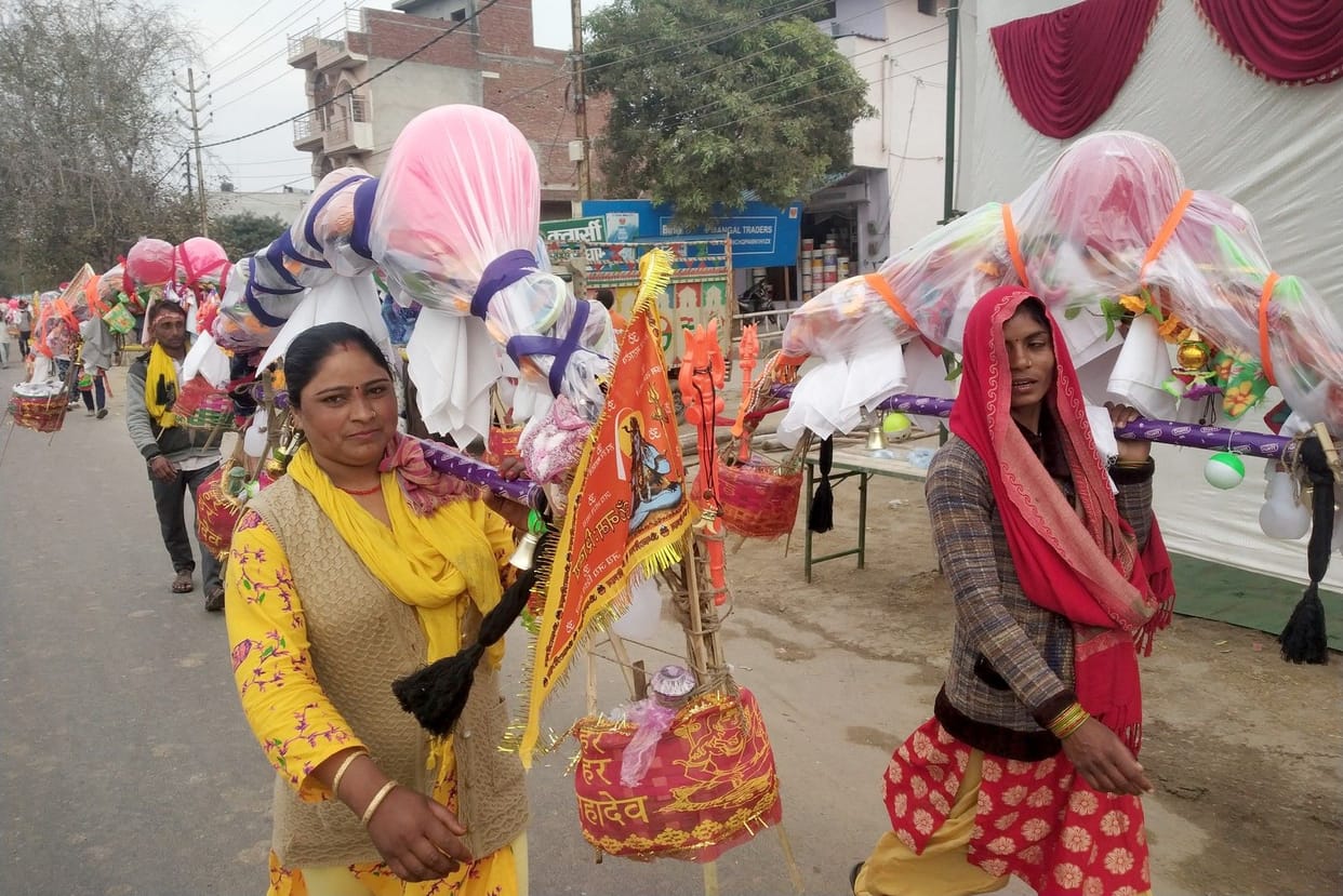 No traffic zone in aligarh due to mahashivratri