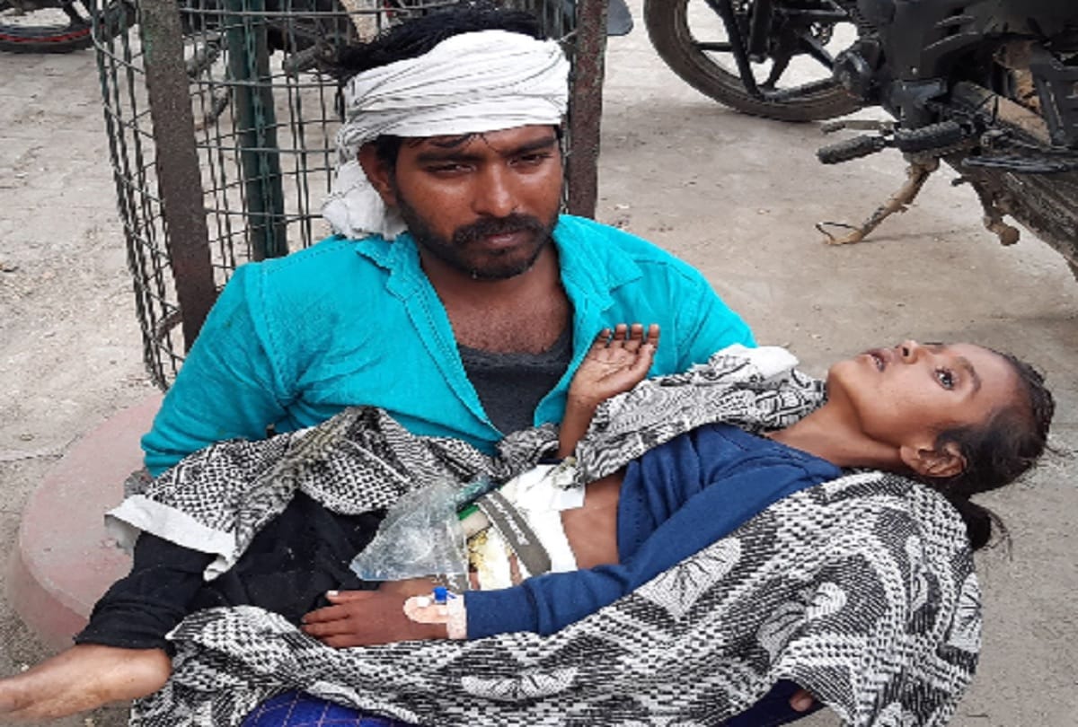 child in danger due to carelessness in operation in farrukhabad