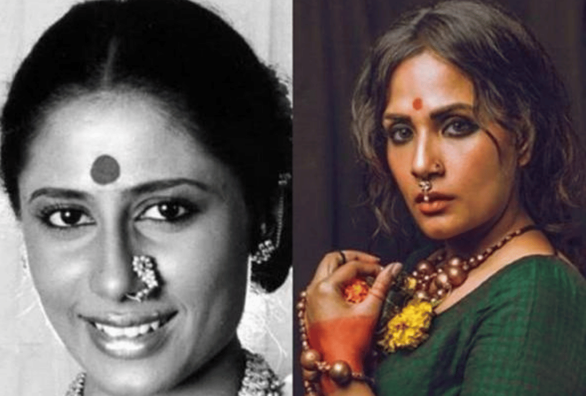 Richa Chadha tribute to Smita Patil Poses like her