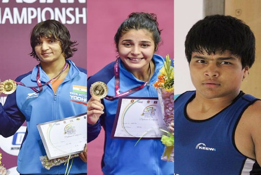 Divya Kakran wins gold medal after defeating Naruha matsuyuk in asian wrestling championship