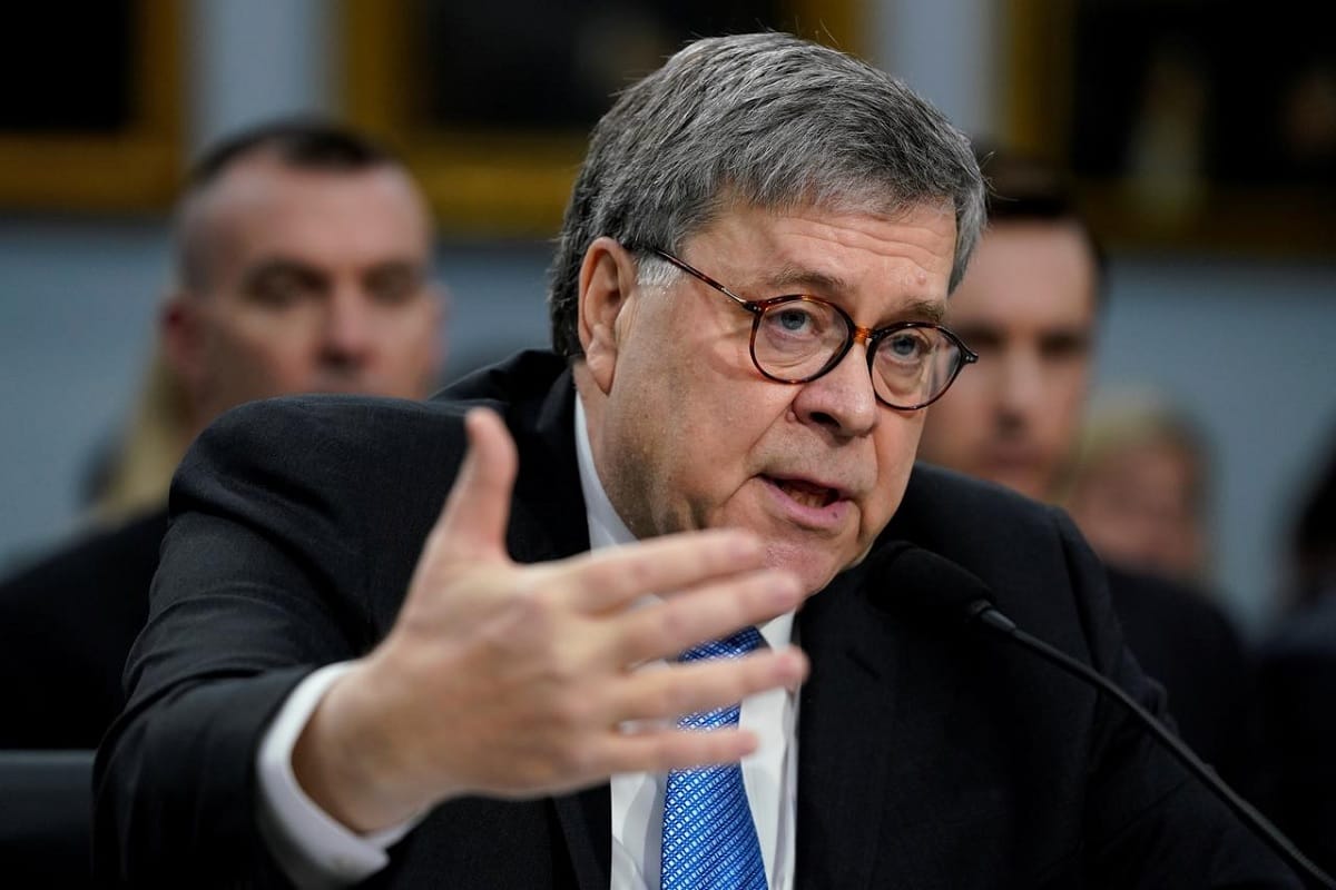 Upset by tweet of Donald Trump American Attorney General William Barr may resign